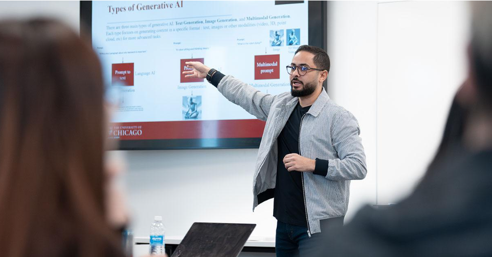 Theoretical Rigor with Practical Application — Dr. Fouad Bousetouane featured in UChicago News